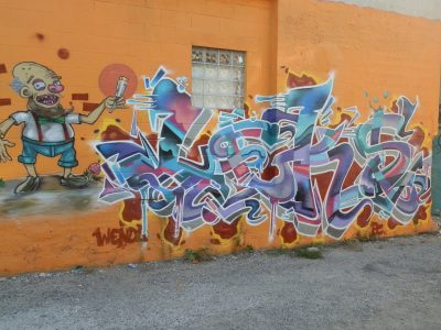 Virginia Ave Alley Graffiti III