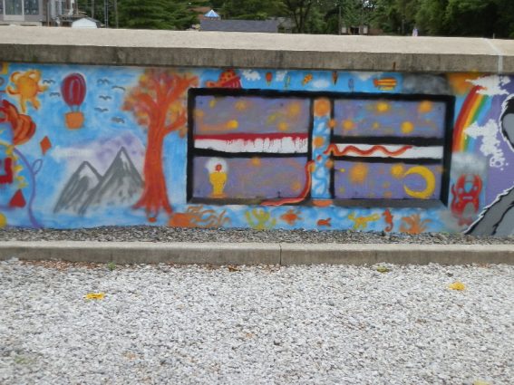 Gallery 4 - Graffiti Class of 2017 Mural