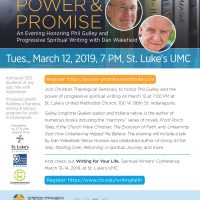Power & Promise: An Evening Honoring Phil Gulley and Progressive Spiritual Writing with Dan Wakefiel