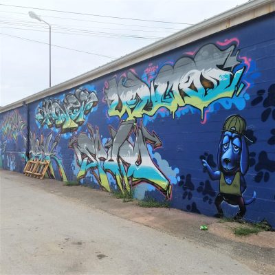Metal Fingers Krew mural 2019
