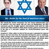 J.J. Goldberg and Jonathan Tobin: "Left vs. Right: The Battle for the Soul of American Jewry"