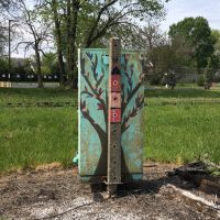 Gallery 1 - Tree and Houses Utility Box