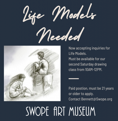 Swope Art Museum Seeks Life Models