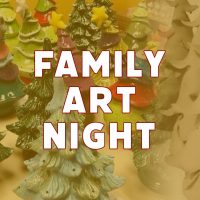 Family Art Night | Clay Holiday Trees