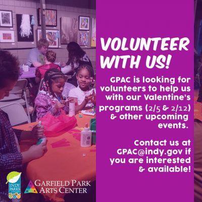 Garfield Park Arts Center Seeks Volunteers