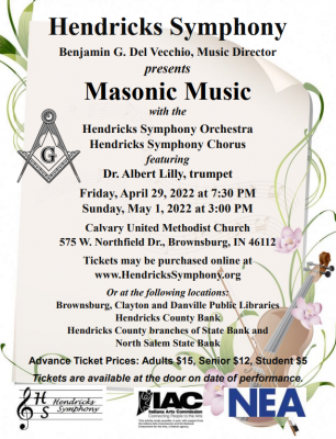 Hendricks Symphonic Society Presents: Masonic Music