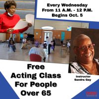 Free Acting Class for People Over 65