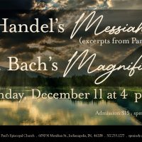 Handel’s Messiah (excerpts from Part 1) & J.S. Bach’s Magnificat