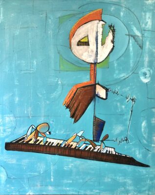 Full Circle Nine Gallery Presents Mike Meares, 'Exploration into Music' for June First Friday
