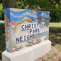 Gallery 1 - Christian Park Neighborhood Sign