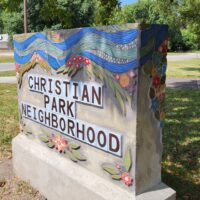 Gallery 2 - Christian Park Neighborhood Sign