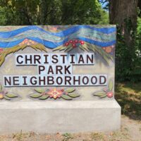 Gallery 3 - Christian Park Neighborhood Sign