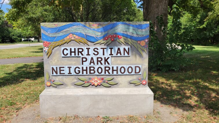 Gallery 3 - Christian Park Neighborhood Sign