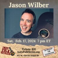 Jason Wilber in concert at the Indy Folk Series