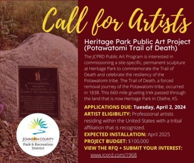 Heritage Park seeks Public Art Project Proposals